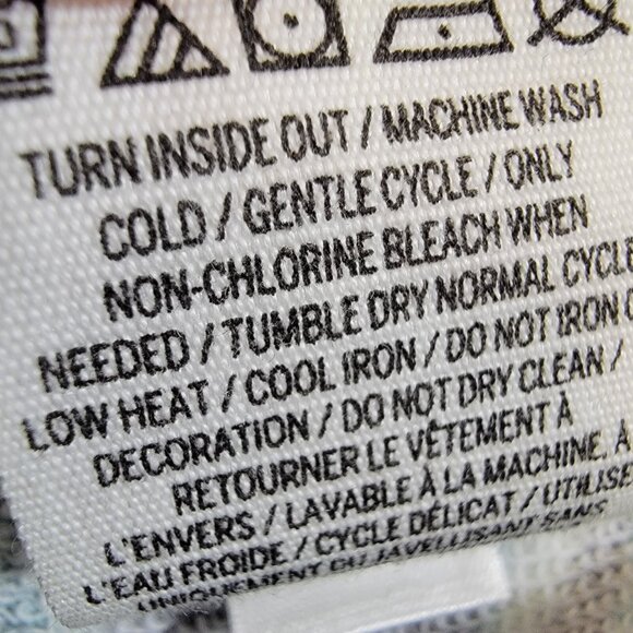 PINK Limited Edition Sweatshirt Tropical Floral Leaf Pattern Crewneck Sz XS - Picture 6 of 8